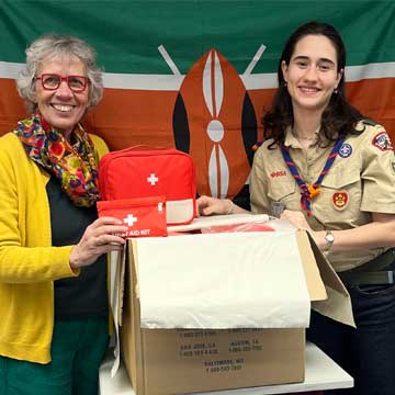 Eine besondere Aktion für die Petal Girls High School in Naivasha, Kenia